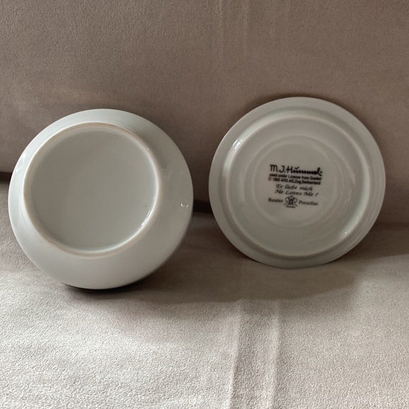 VINTAGE M J HŪMMEL 1983 SWITZERLAND “He Loves Me” Trinket Holder - Picture 6 of 12